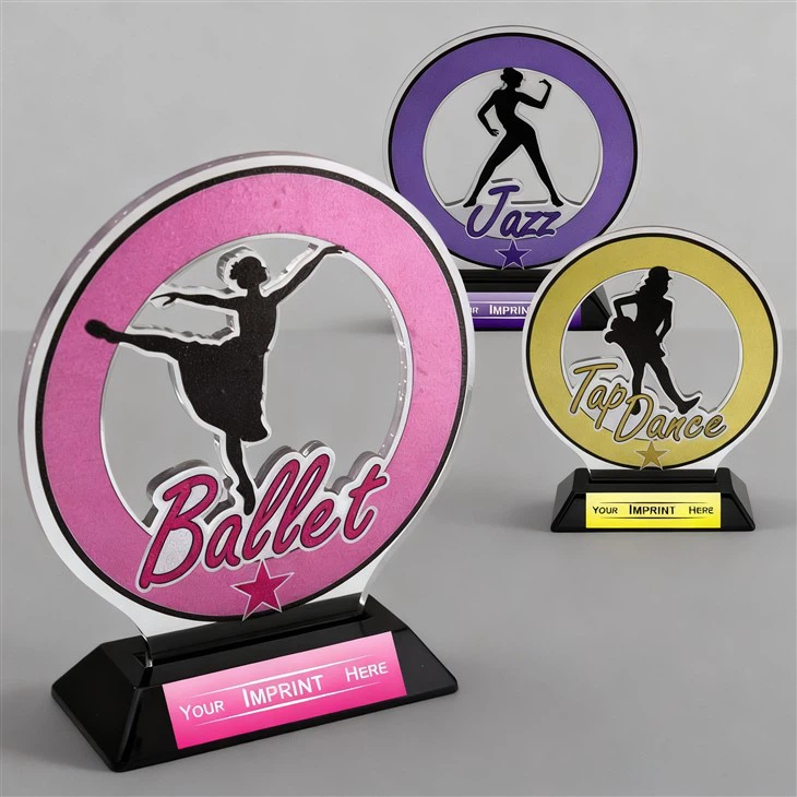 Noble Custom Acrylic Sports Dance Trophies For Dance Competition